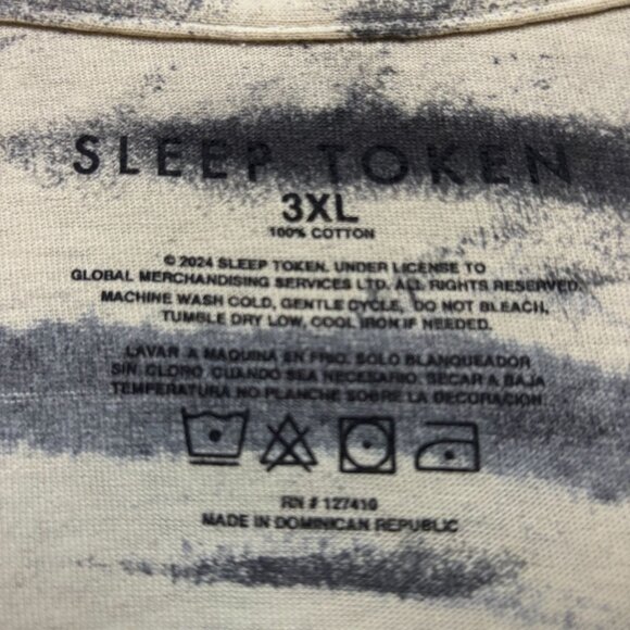 Sleep Token Moon Reflections tiedye T-Shirt Size 3XL - Picture 4 of 4